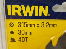 Irwin cirkelzaagblad 315mmx x 3 (5)